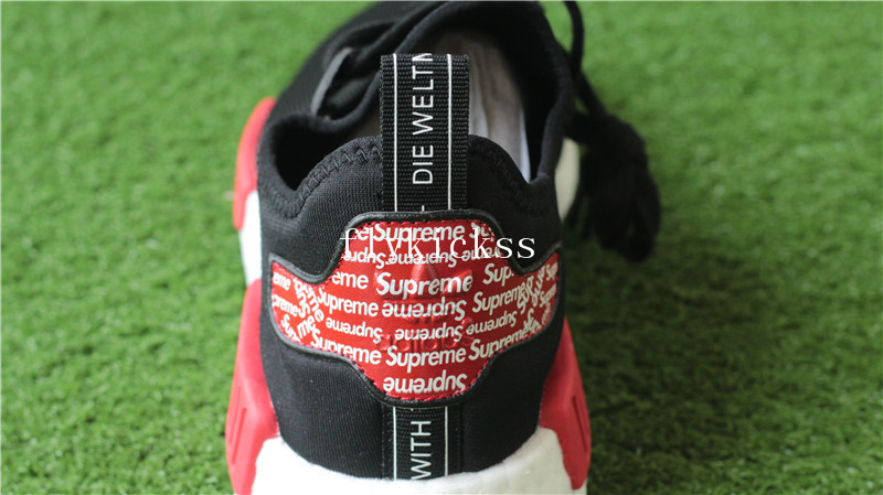 Real Boost Adidas NMD R1 PK Supreme Black